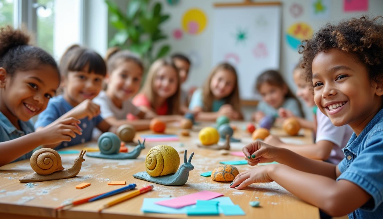découvrez comment les escargots en pâte à modeler peuvent stimuler l'imagination et la créativité des enfants. apprenez les bienfaits de cette activité ludique qui favorise la motricité fine et l'expression artistique.