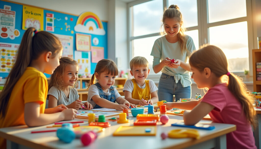 Jeux de présentation en maternelle : un outil essentiel pour les éducateurs enthousiastes