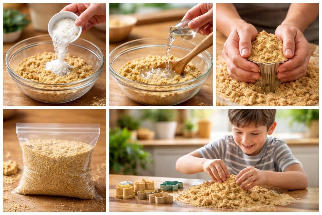 5 astuces pour réussir votre recette du sable magique avec de la maïzena à tous les coups