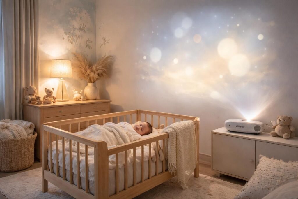 Berceuses pour son bébé : ambiance murale douce avec vidéoprojecteur Acer