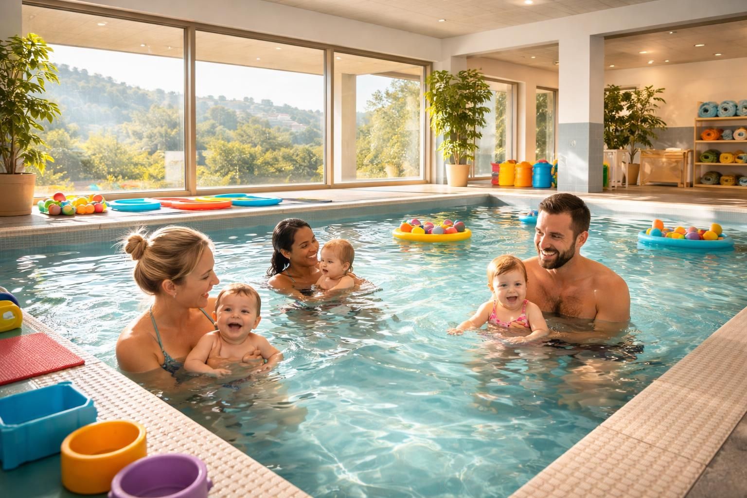 Les clubs de bébé nageur à Pau : comment choisir le bon pour votre enfant