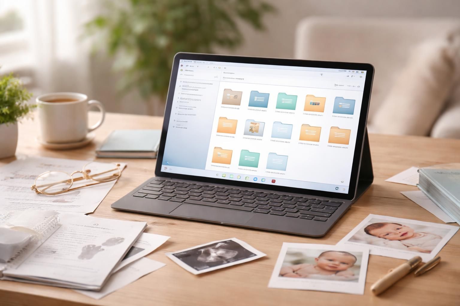 Documents du bébé : tout classer sur tablette Windows 11