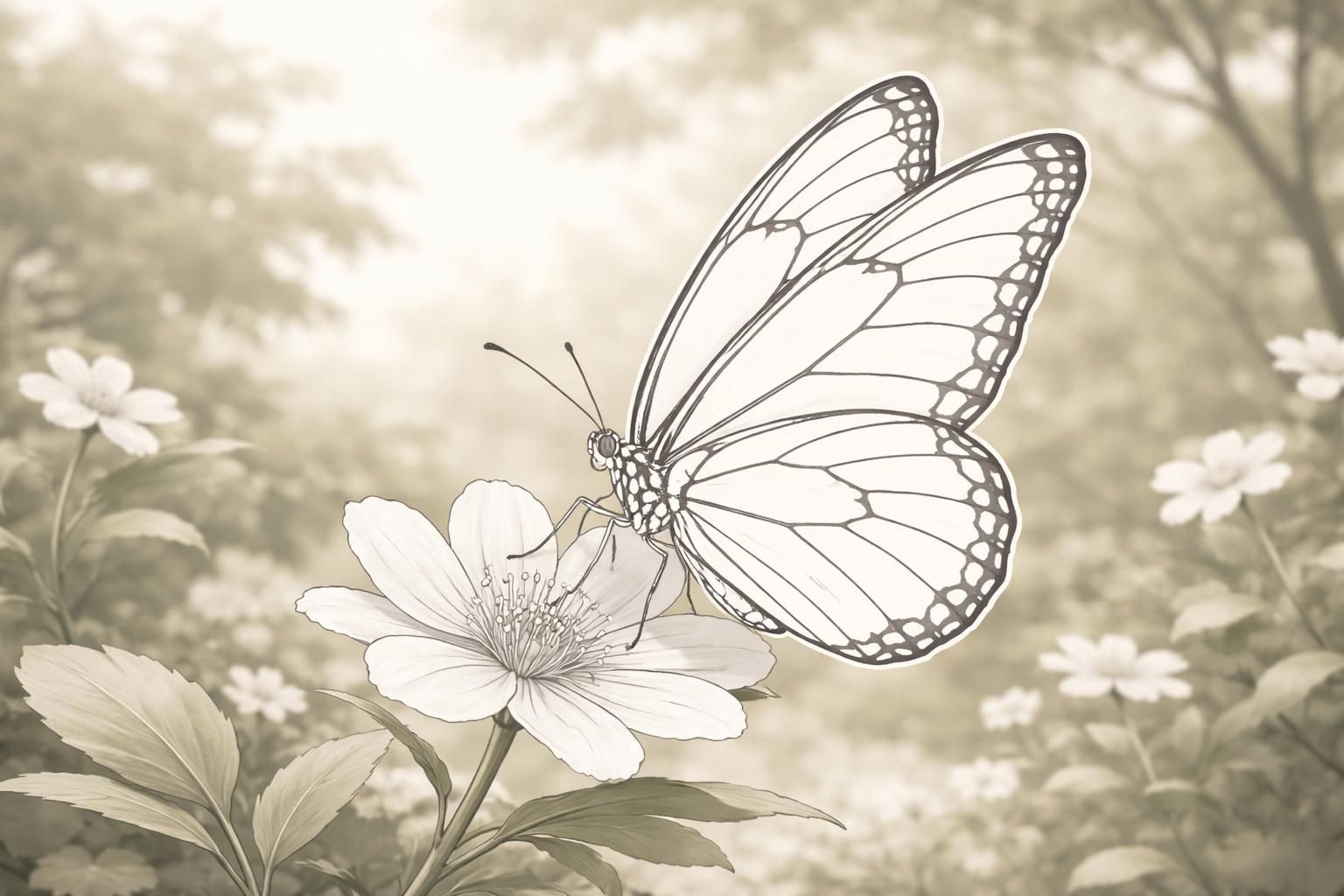 Le papillon à colorier : un excellent moyen de détendre votre esprit