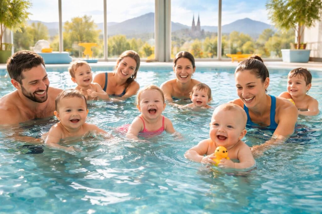 Pourquoi les bébés nageurs de Clermont-Ferrand adorent l&rsquo;eau dès le plus jeune âge