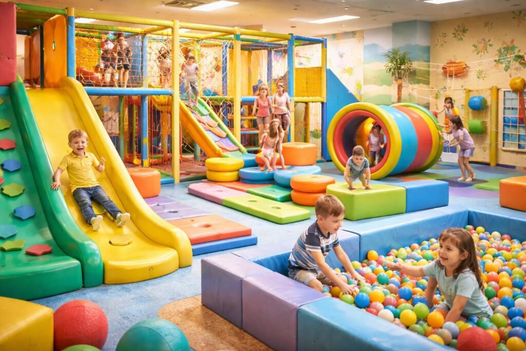 Un parc de jeu intérieur pour les enfants : un incontournable pour leur développement