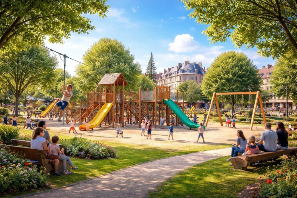 Parc de jeux gratuit à Arras : un coin de paradis pour les enfants et les parents