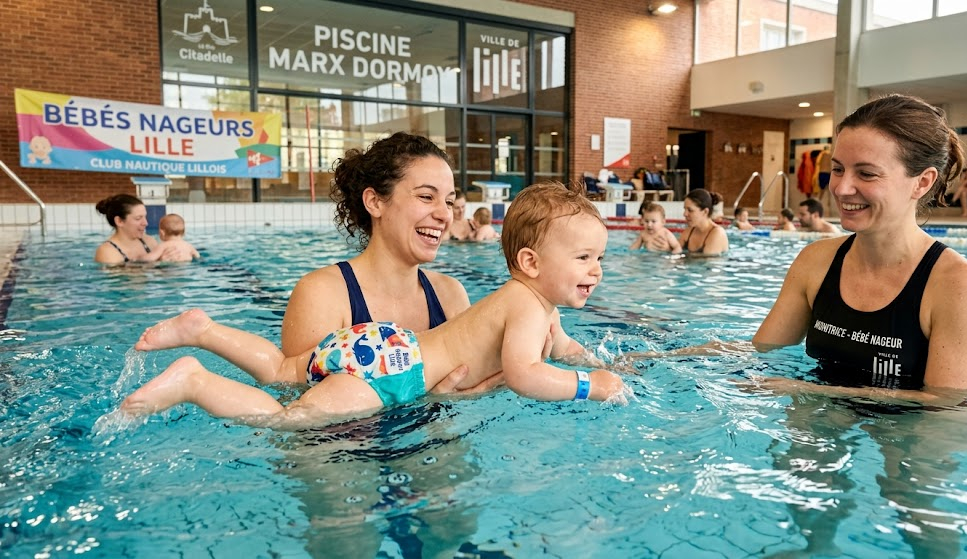 Pourquoi choisir des bébés nageurs à Lille pour l&rsquo;éveil aquatique de votre tout-petit