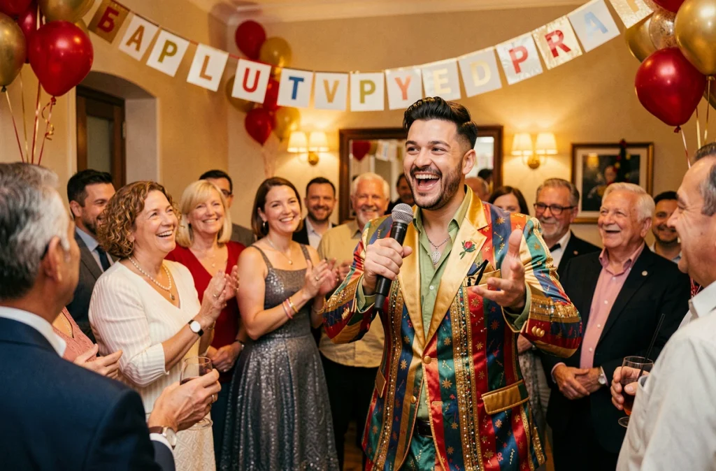 Nany Pedrito Anim, animateur festif en action lors d'un anniversaire dans le Loir-et-Cher